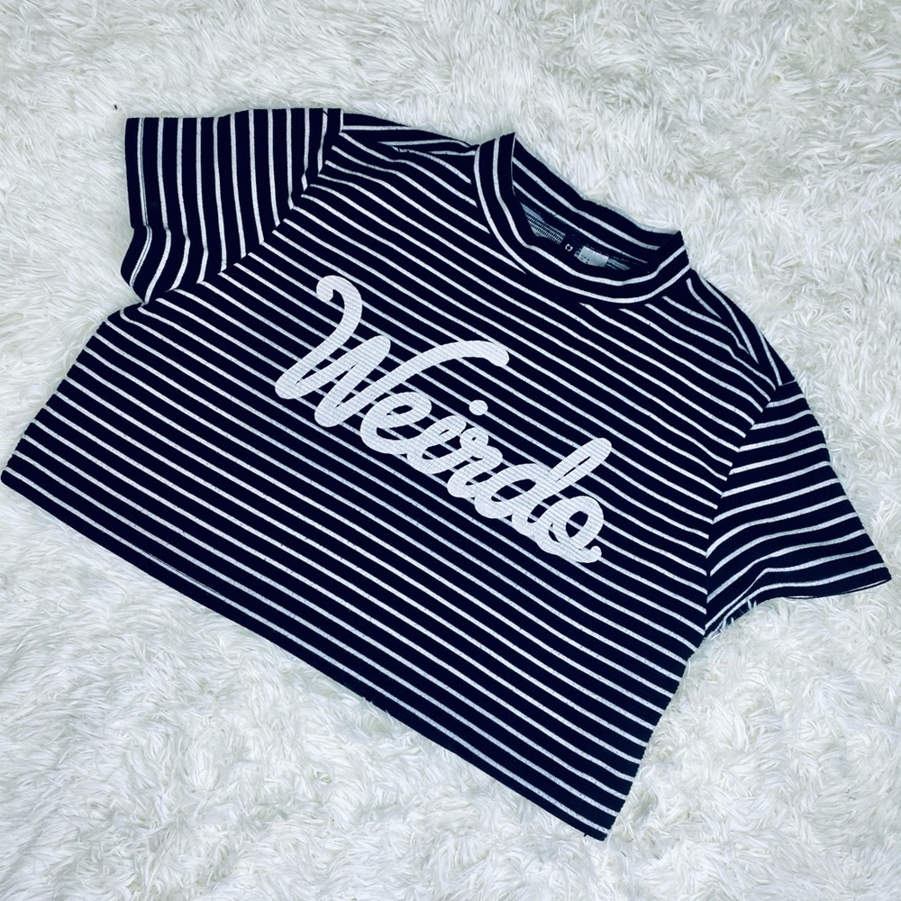 “Weirdo” crop top